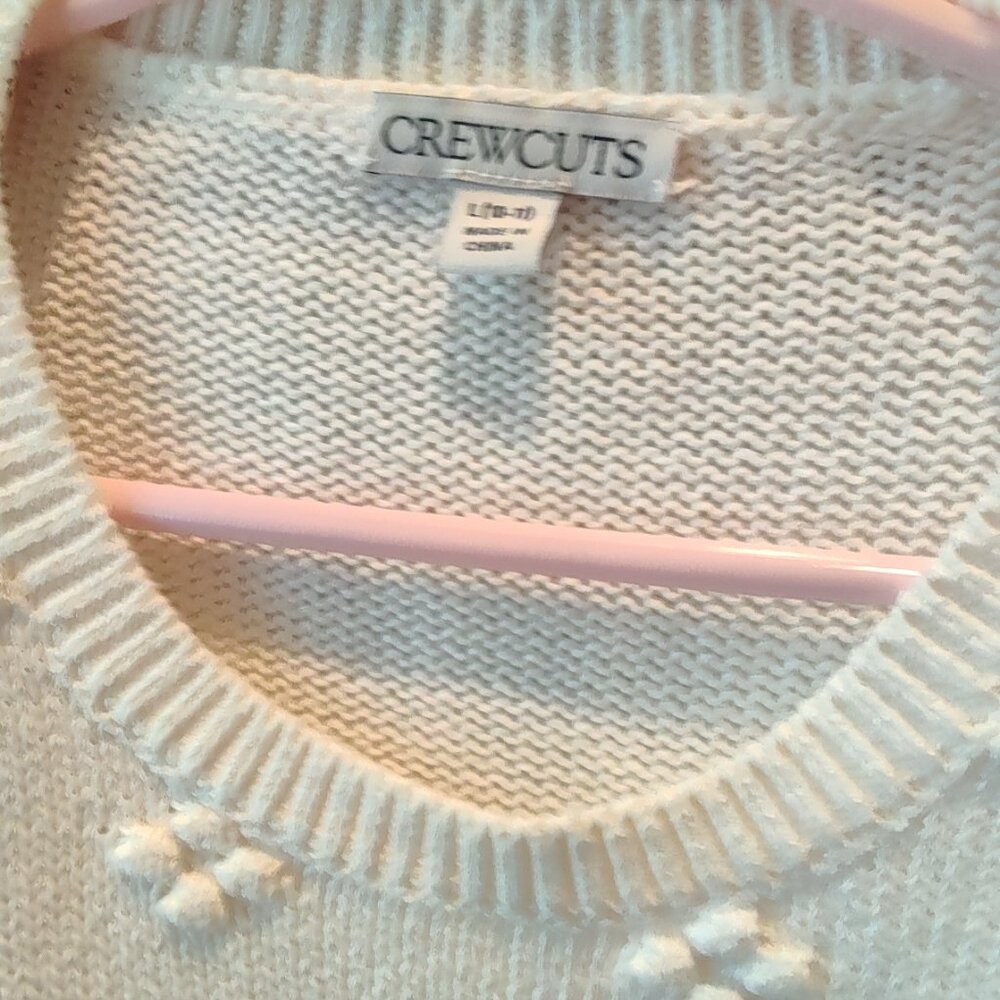 Girls J.Crew Off-White Sweater – Size 10 – Soft & Chic! - Picture 2 of 5